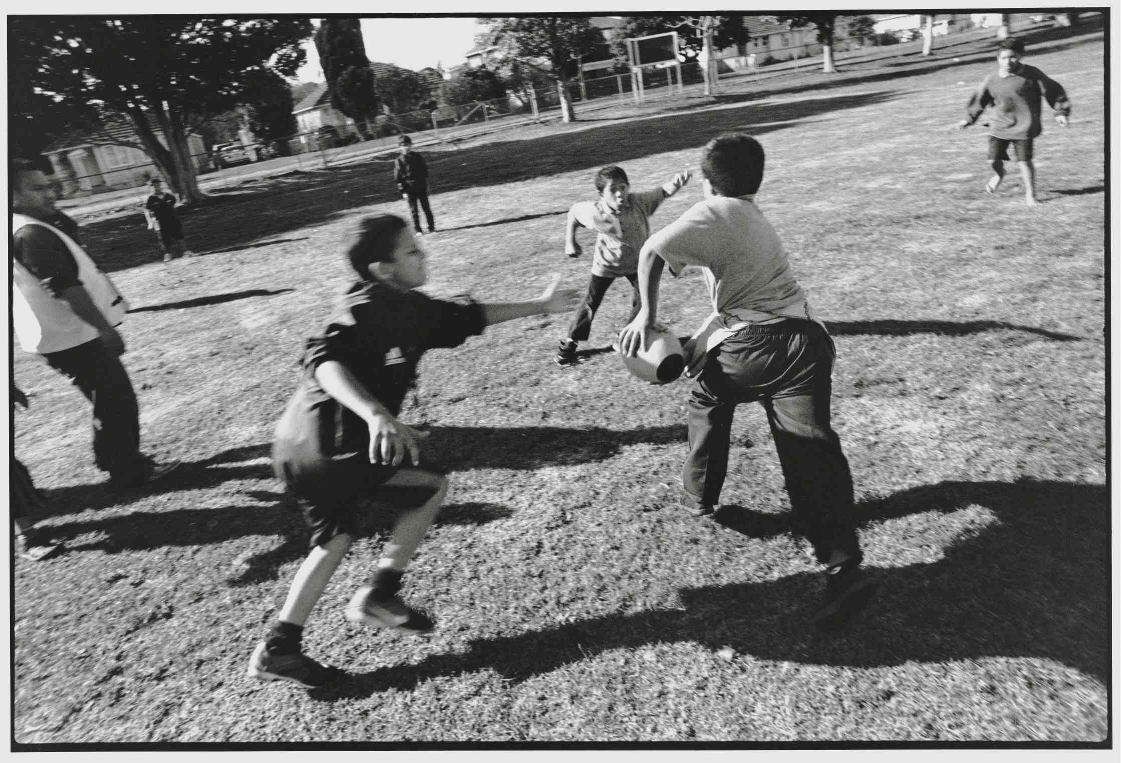 Boys passing
